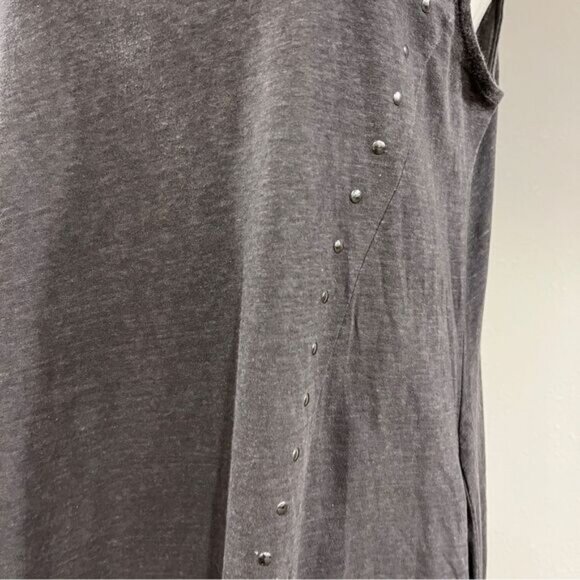 Simply Noelle pepper color a-lube loose fit sleeveless mini dress with high neck - Picture 3 of 13